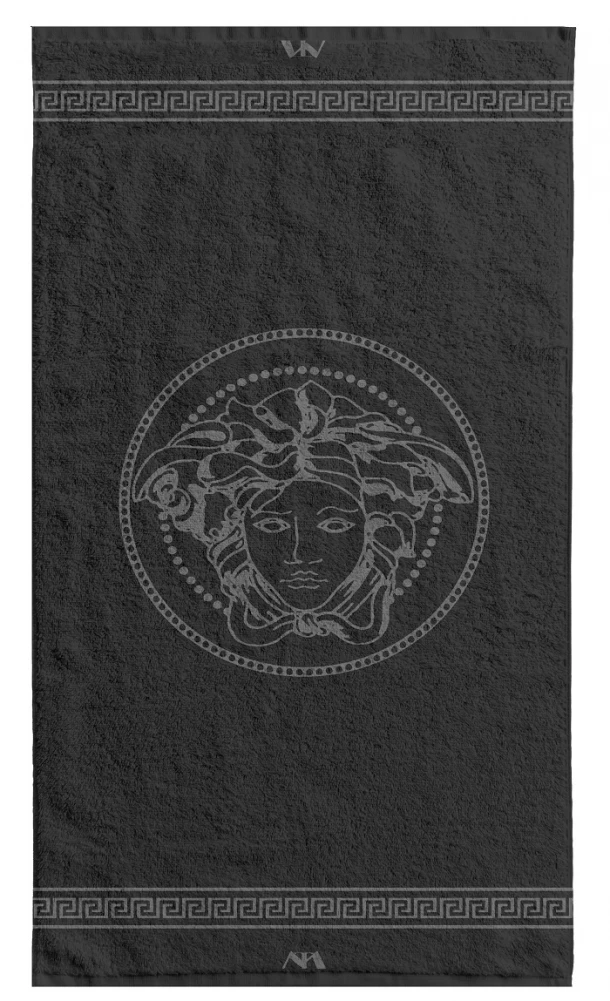 Πετσέτα Θαλάσσης Βαμβακερή 90x170εκ. Zeus Grey Makis Tselios