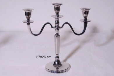 Κηροπήγιο 3 Θέσεων Μεταλλικό Royal Art 27x26εκ.  STA53458