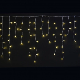 Λαμπάκια Κουρτίνα Σταλακτίτες 300 led Με Πρόγραμμα Ζεστό Λευκό Φως 600x70εκ. iliadis 78638