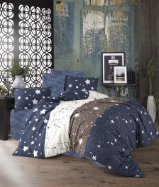 Σετ Σεντόνια Polycotton Μονά 160x240εκ. Γαλαξίας 305 Digital Print Dimcol