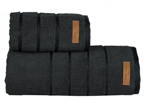 Πετσέτα Προσώπου Μεμονωμένη Βαμβακερή 50x90εκ. Prive Titanium Makis Tselios