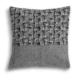 Διακοσμητική Μαξιλαροθήκη Σενίλ Ζακάρ 40x40εκ. Krizia Grey Sb home