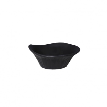 Μπωλ Σερβιρίσματος Πορσελάνης Volcano Black ESPIEL 13x5,5εκ. QAB109K6