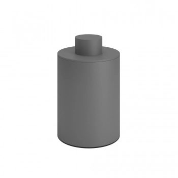 Ποτηροθήκη Με Καπάκι Ανοξείδωτη Matt Concrete Grey 8x15εκ. Pam & Co 94-163