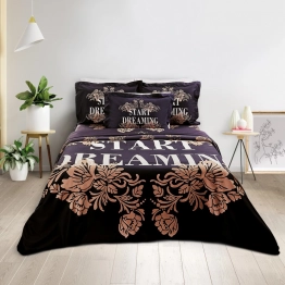 Σετ Παπλωματοθήκη Βαμβακοσατέν King 230x250εκ. Sognare 19V69