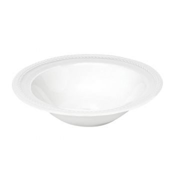 Σαλατιέρα Κεραμική Chloe Λευκή ESPIEL 27x6,5εκ. RRF204K1