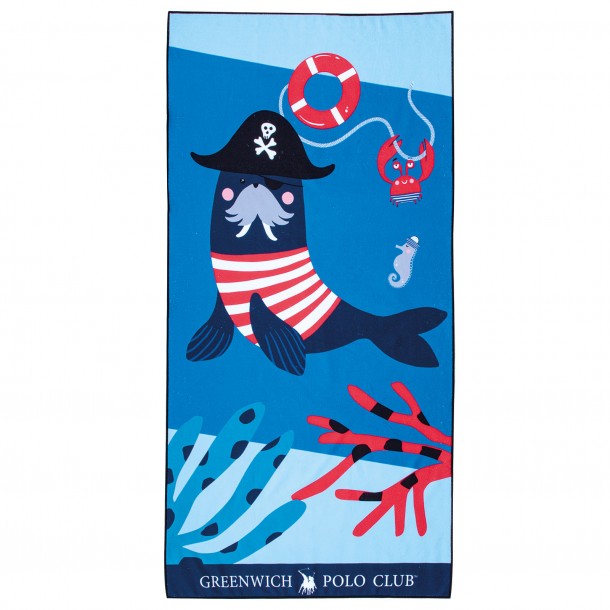 Πετσέτα Θαλάσσης Microfiber 70x140εκ. Beach Towel 3707 Greenwich Polo Club Junior