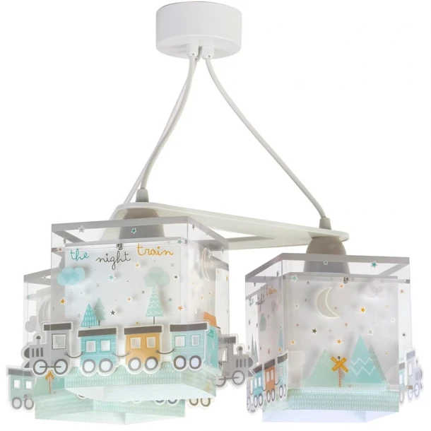 Φωτιστικό Οροφής 3Φωτο The Night Train Ango 39x39x52εκ. 63534