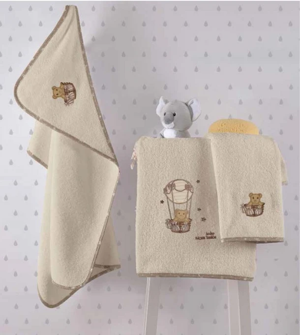 Μπουρνουζοκάπα Βαμβακερή Bebe Benny Makis Tselios
