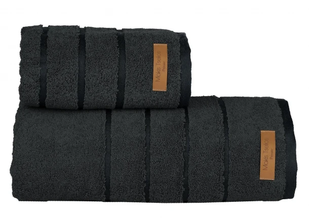 Πετσέτα Προσώπου Μεμονωμένη Βαμβακερή 50x90εκ. Prive Titanium Makis Tselios