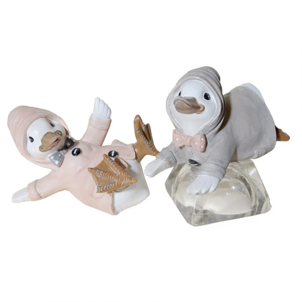 Σετ 2τμχ Διακοσμητικές Πάπιες Κεραμικές Royal Art 20εκ. EUR17208