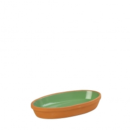 Πυρίμαχο Γόνδολα Terracotta Green ESPIEL 23x13x3,5εκ. NAK139K16-1