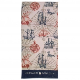 Πετσέτα Θαλάσσης Βαμβακερή 80x170εκ. Essential 3708 Greenwich Polo Club