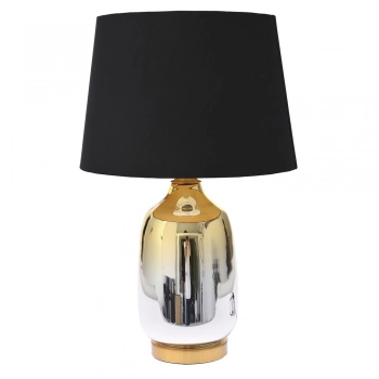 Επιτραπέζιο Φωτιστικό Γυάλινο Χρυσό iliadis 40x65εκ. 76762