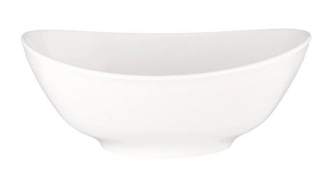 Μπωλ Σερβιρίσματος Πορσελάνης Meran Λευκό ESPIEL 25,5x21,6x9,6εκ. 001.004420K2
