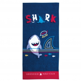 Πετσέτα Θαλάσσης Βαμβακερή 70x140εκ. Beach Towel 3718 Greenwich Polo Club Junior