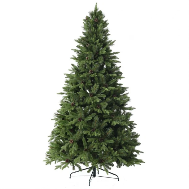 Χριστουγεννιάτικο Δέντρο Με Κουκουνάρια Pine Πλαστικό-PVC Πράσινο iliadis 240εκ. 59635