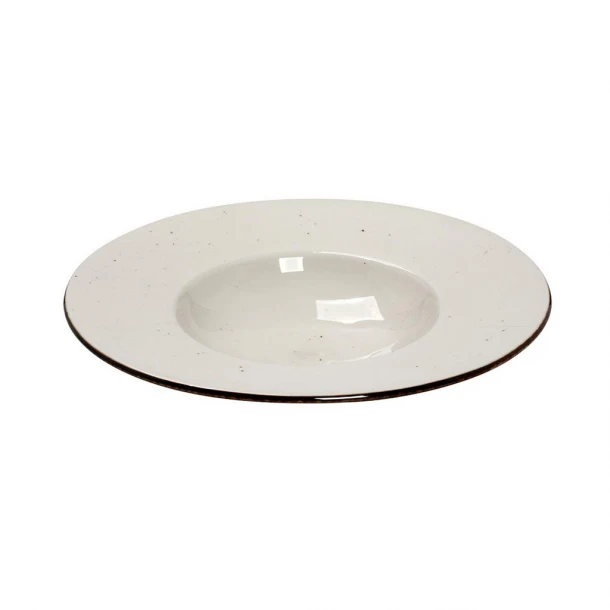 Πιάτο Βαθύ Πορσελάνης Terra Cream ESPIEL 27x4,5εκ. TLK106K6