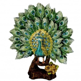 Διακοσμητικό Παγώνι Πολυεστερικό Royal Art 26x30εκ. LAN8/28