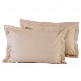 Ζεύγος Μαξιλαροθήκες Βαμβακερές Oxford 50x70+5εκ. Best Line 1002 Das Home