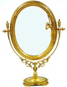 Επιτραπέζιος Kαθρέπτης Μπρούτζινος Royal Art 45εκ. STL065GL