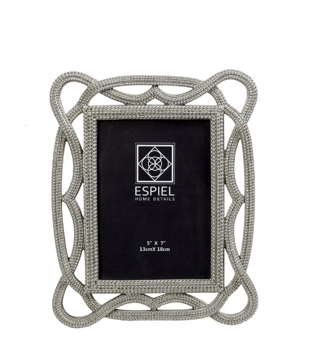 Κορνίζα Polyresin Ασημί ESPIEL 19,3x2x24,3εκ. ZEK309