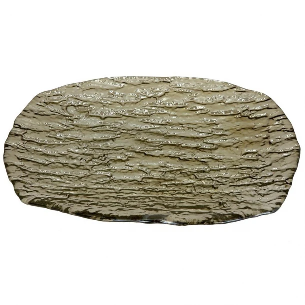 Πιατέλα Σερβιρίσματος Γυάλινη Ramos ESPIEL 44x29εκ. HOR1107K6