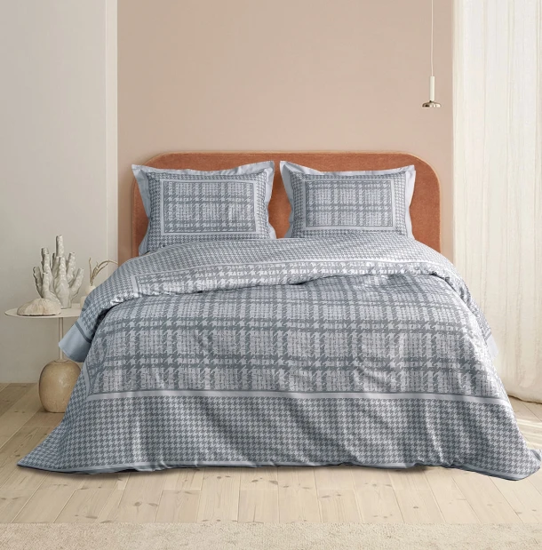 Σετ Παπλωματοθήκη Βαμβακοσατέν King 240x260εκ. Aperito Makis Tselios