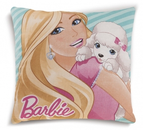 Μαξιλάρι Διακοσμητικό Micro 40x40εκ. Barbie 08 Digital Print Disney Dimcol