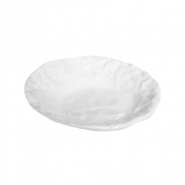 Πιάτο Ρηχό Πορσελάνης Volcano White Snow ESPIEL 23x4εκ. QAA116K6