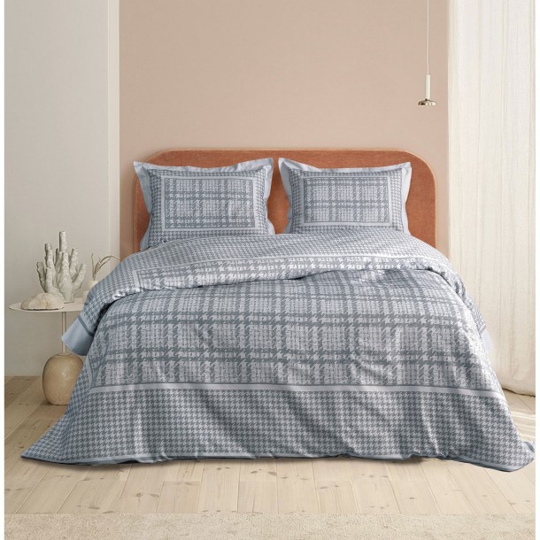 Σετ Παπλωματοθήκη Βαμβακοσατέν Υπέρδιπλη 220x240εκ. Aperito Makis Tselios