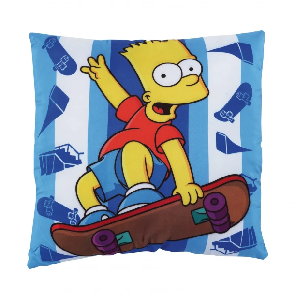 Μαξιλάρι Διακοσμητικό Microfiber 40x40εκ. The Simpsons 5513 Fox