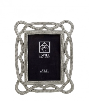 Κορνίζα Polyresin Ασημί ESPIEL 19,3x2x24,3εκ. ZEK309