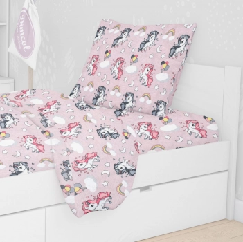 Μαξιλαροθήκη 50x70εκ. Unicorn 107 Lilac Dimcol