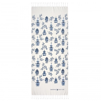 Πετσέτα Θαλάσσης-Παρεό Βαμβακερή 80x180εκ. Essential 3670 Greenwich Polo Club
