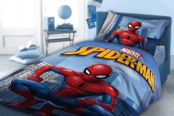 Σετ Σεντόνια 2τμχ Μονά 165x245εκ. Spiderman 812 Digital Print Disney Dimcol