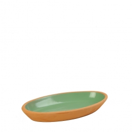 Πυρίμαχο Γόνδολα Terracotta Green ESPIEL 29x16x4εκ. NAK143K12-1