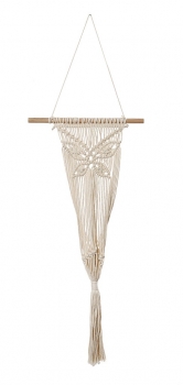 Διακοσμητικό Τοίχου Πλεκτό Μπεζ ESPIEL 35x71εκ. RAZ101