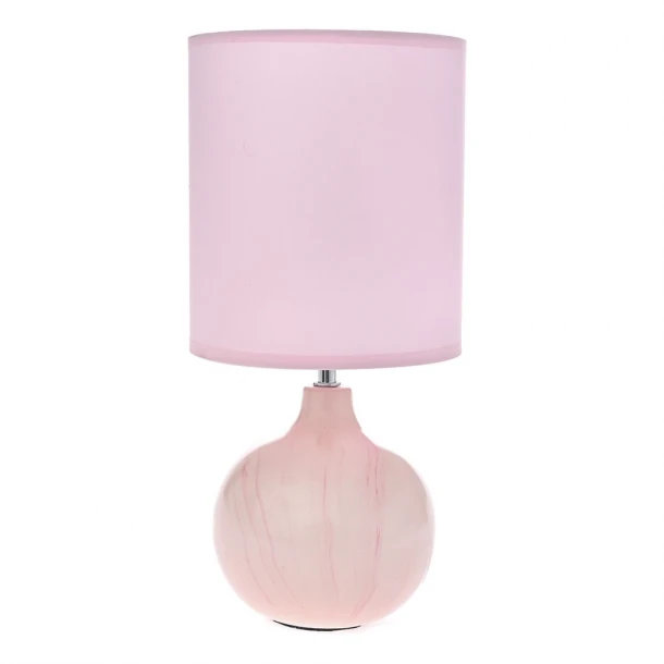 Επιτραπέζιο Φωτιστικό Κεραμικό Ροζ iliadis 16,5x35εκ. 77788