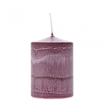 Κερί Frosted Μπορντώ iliadis 7x10εκ. 76368