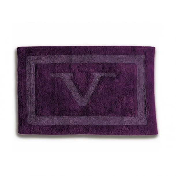 Ταπέτο Μπάνιου Βαμβακερό-Viscose 60x90εκ. Vera Purple SB HOME