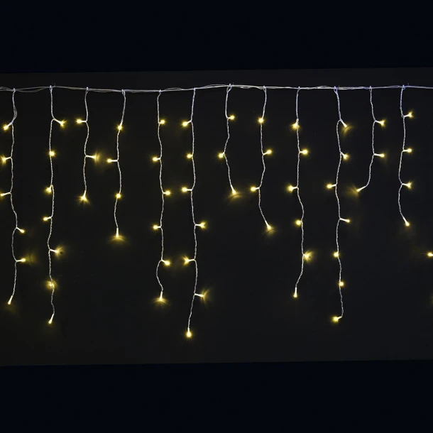 Λαμπάκια Κουρτίνα Σταλακτίτες 300 led Με Πρόγραμμα Ζεστό Λευκό Φως 600x70εκ. iliadis 78638