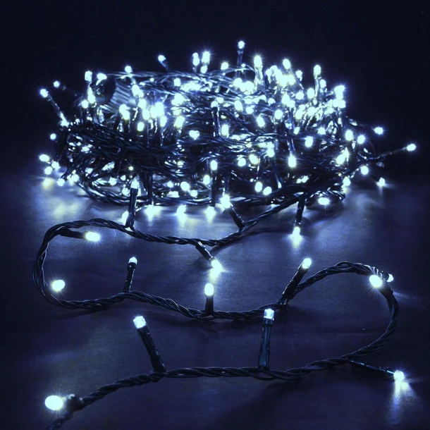 Λαμπάκια 200 Led Σταθερό Ψυχρό Λευκό Φως 10μ. iliadis 68820