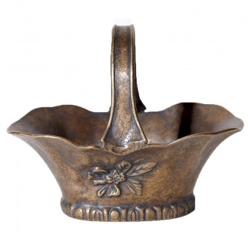 Διακοσμητικό Καλάθι Μπρούτζινο 20x15εκ. Royal Art STL649BR