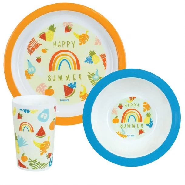 Παιδικό Σετ Φαγητού 3τμχ Fruity's ANGO 006075