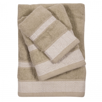 Σετ Πετσέτες 3τμχ Βαμβακερές Best 0649 Das Home