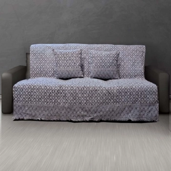 Ριχτάρι Σενίλ Ζακάρ Διθέσιος 180x240εκ. Toulouse Silver Sb home