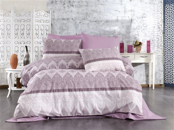 Πάπλωμα Polycotton Υπέρδιπλο 220x240εκ. Ηλέκτρα 362 Lilac Dimcol