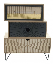 Μίνι Κουτί-Συρταριέρα Ξύλινη Royal Art 30x13x32εκ. STA68458