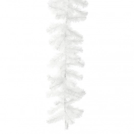 Χριστουγεννιάτικη Διακοσμητική Γιρλάντα Pvc Λευκή iliadis 270εκ. 80141